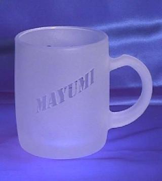 マグカップ加工例（オールシルエット加工）